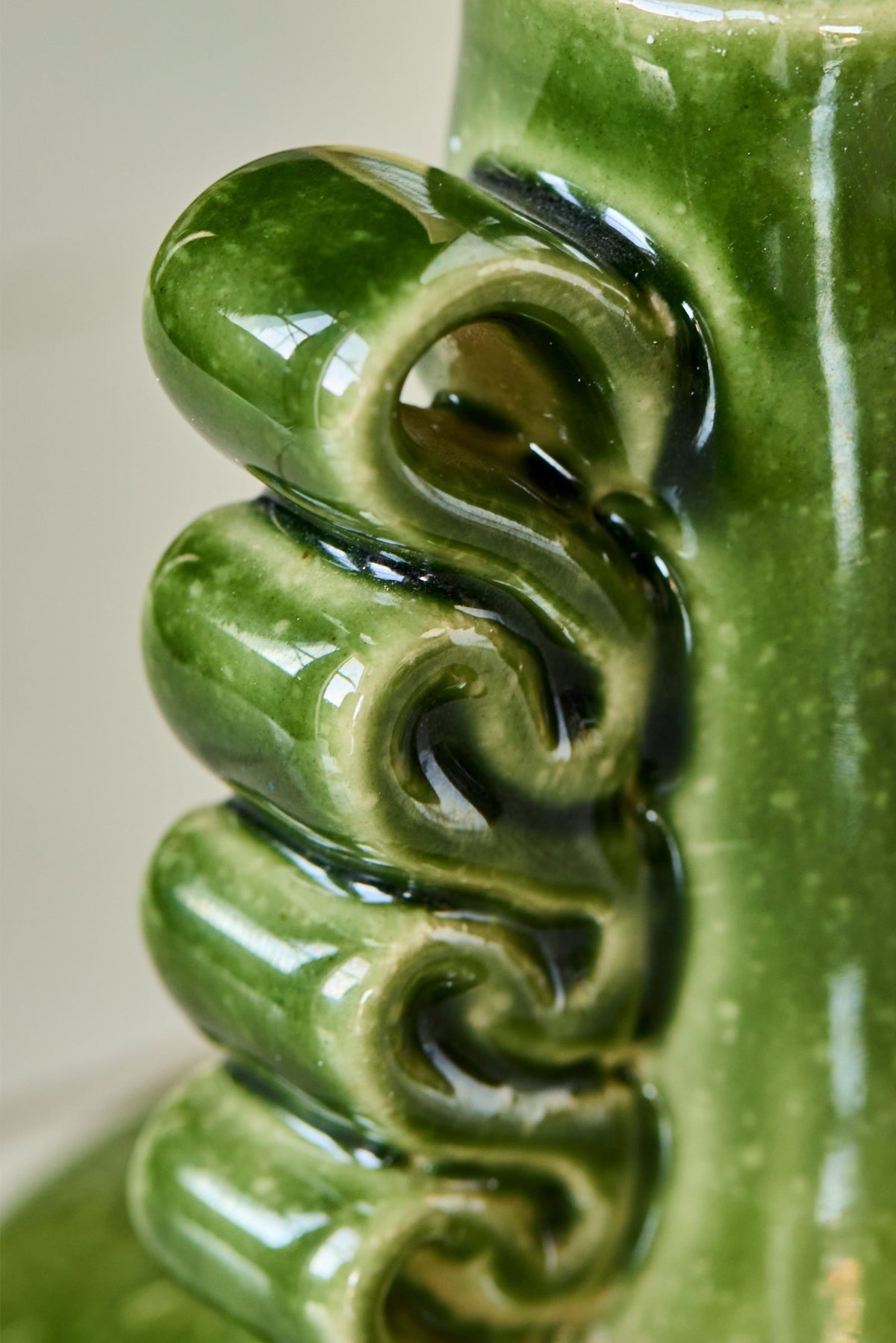 diva candleholder green