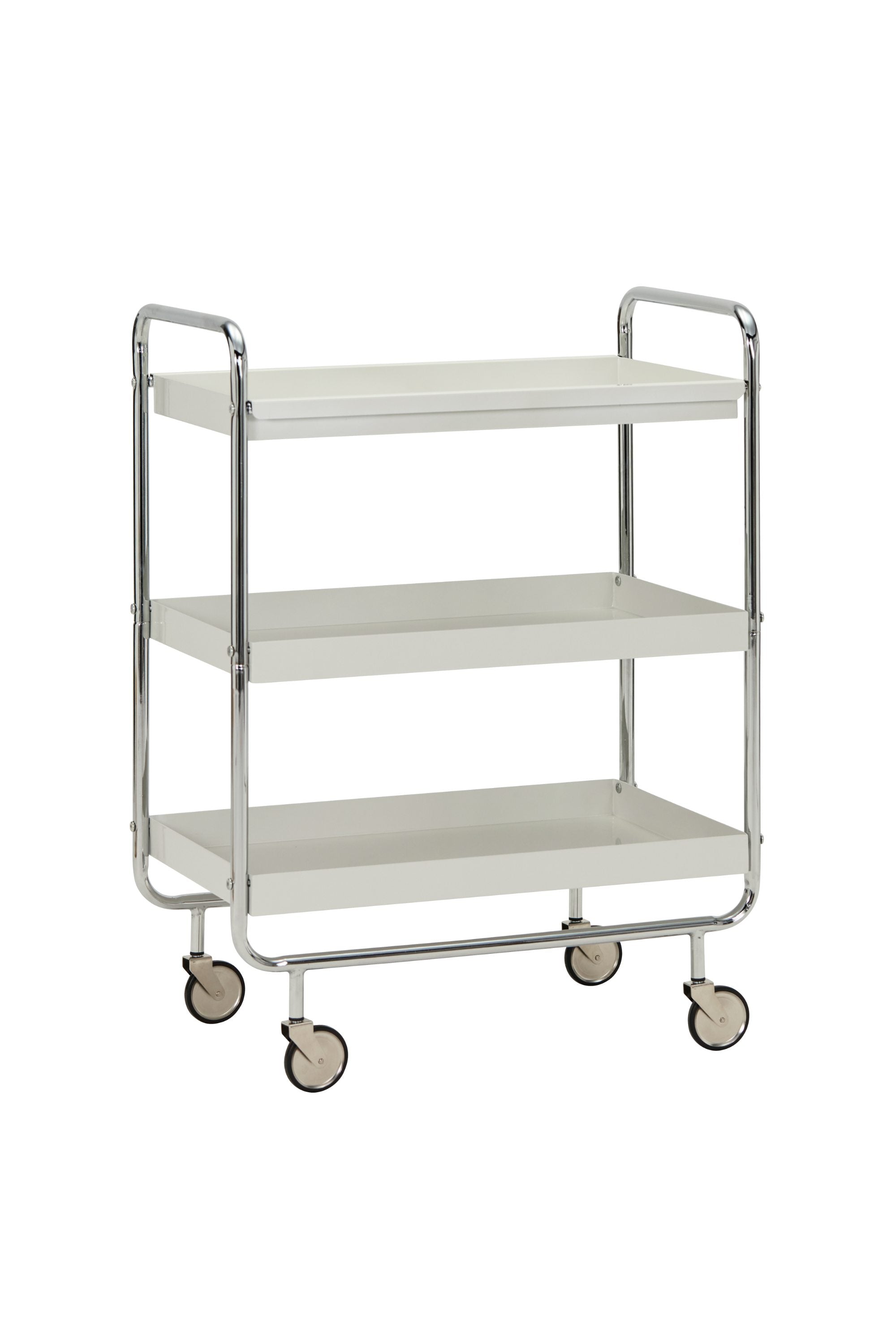 roll trolley large off white