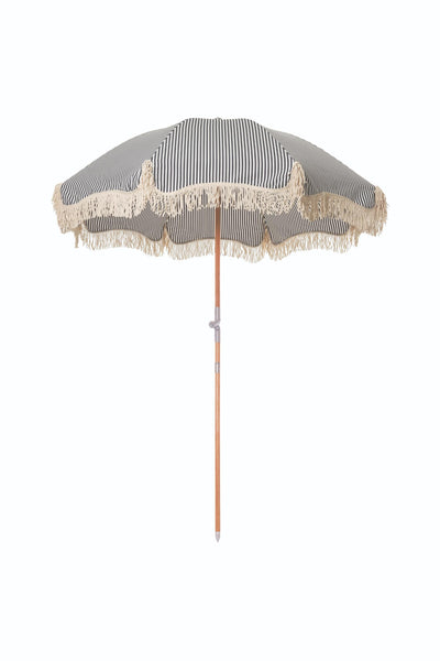 premium beach umbrella laurens navy stripe