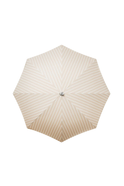 premium beach umbrella monaco natural stripe