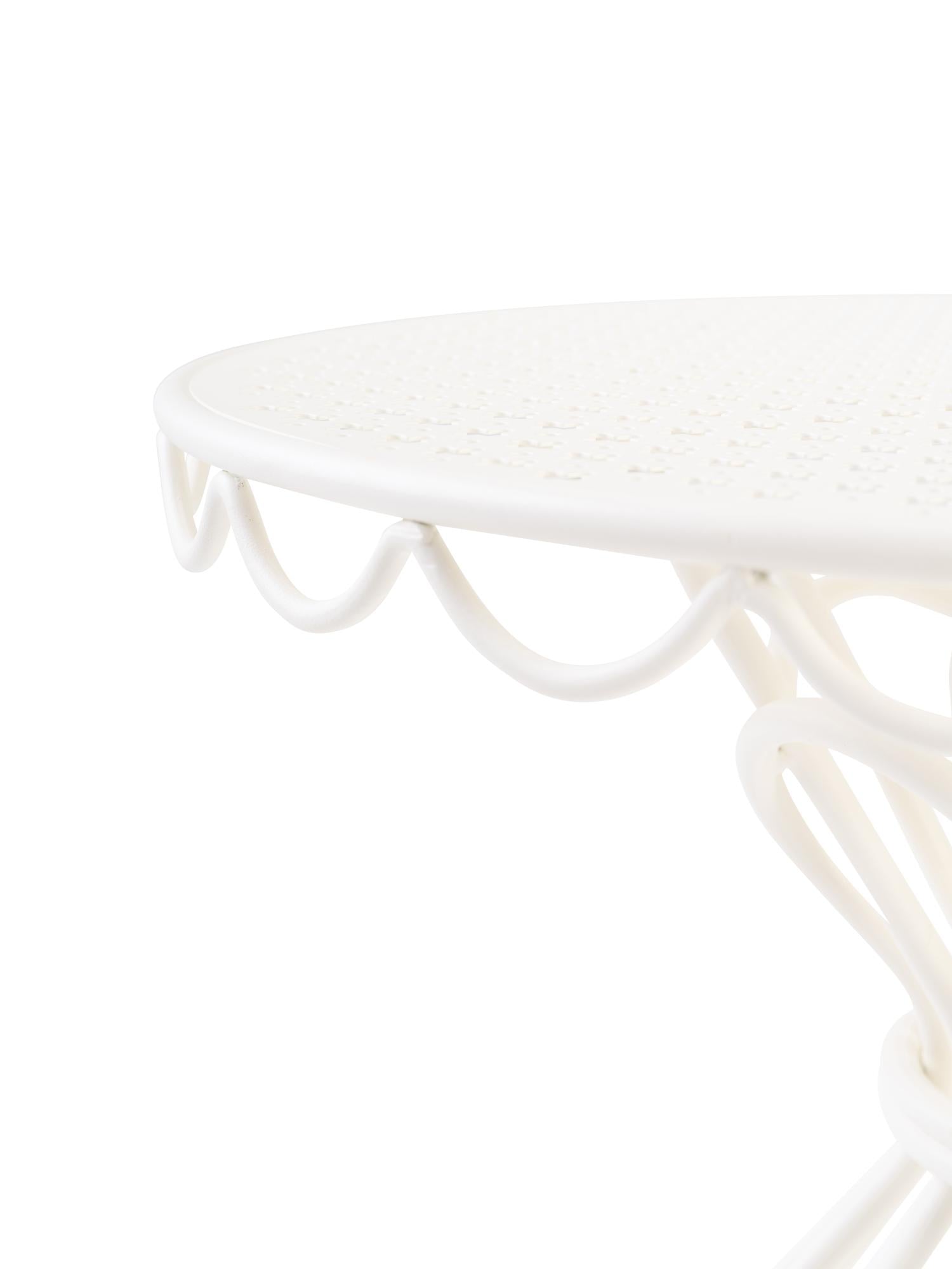 alfresco dining table antique white