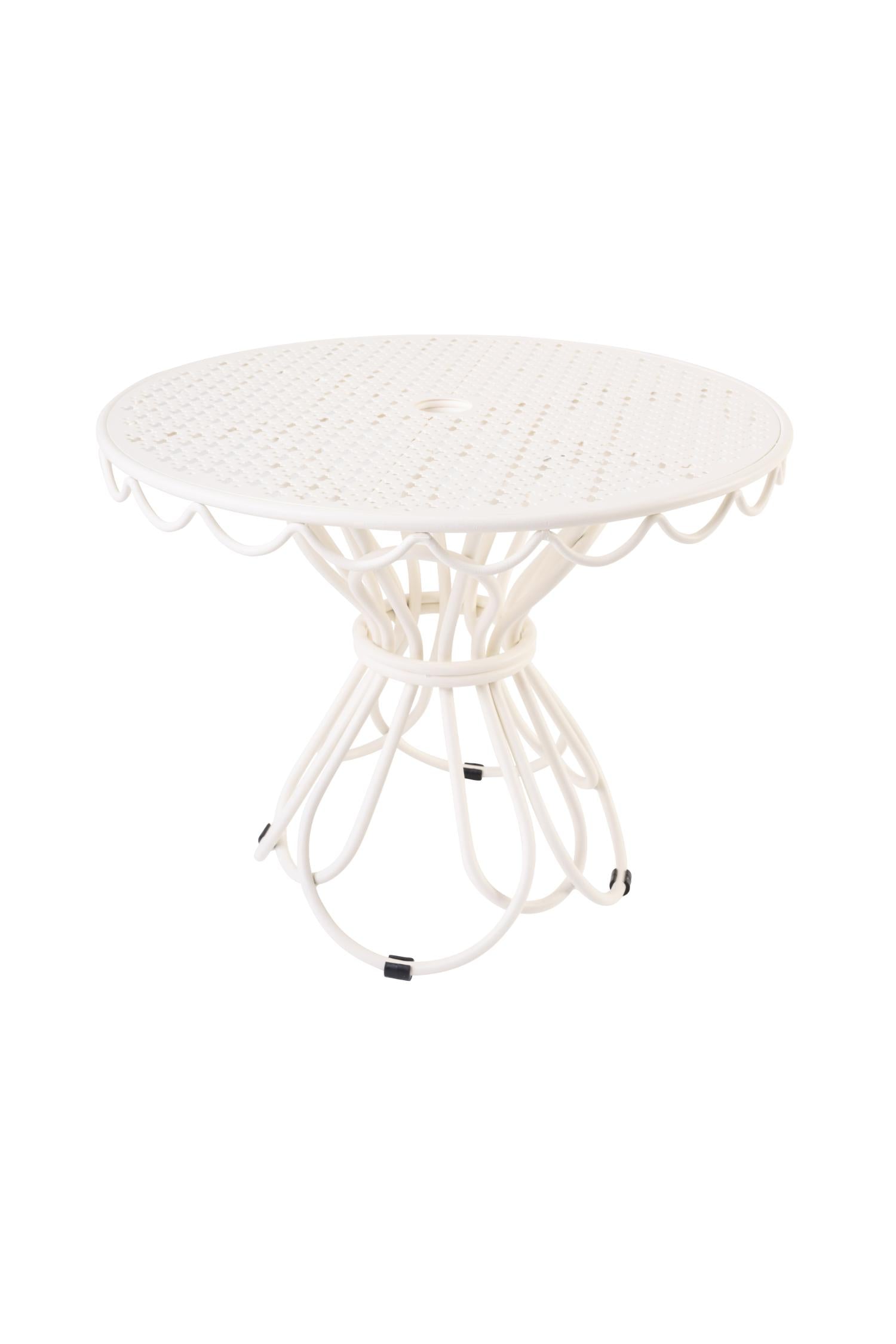 alfresco dining table antique white