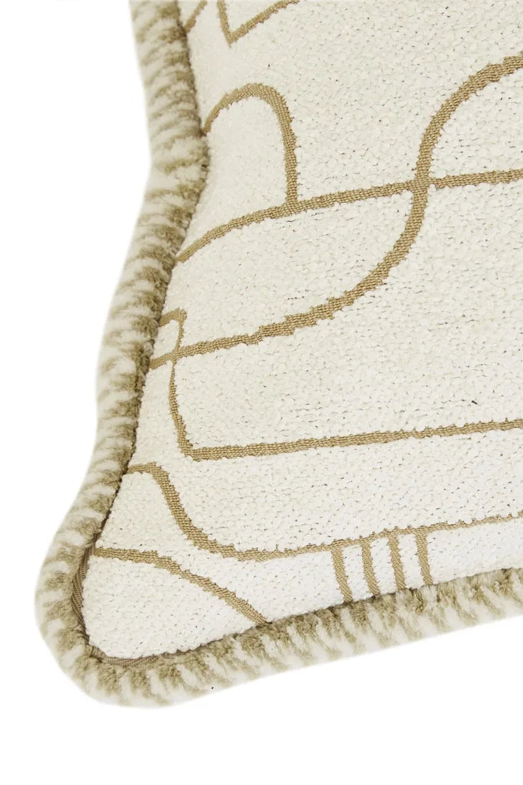 abstract cushion biscotti rectangle