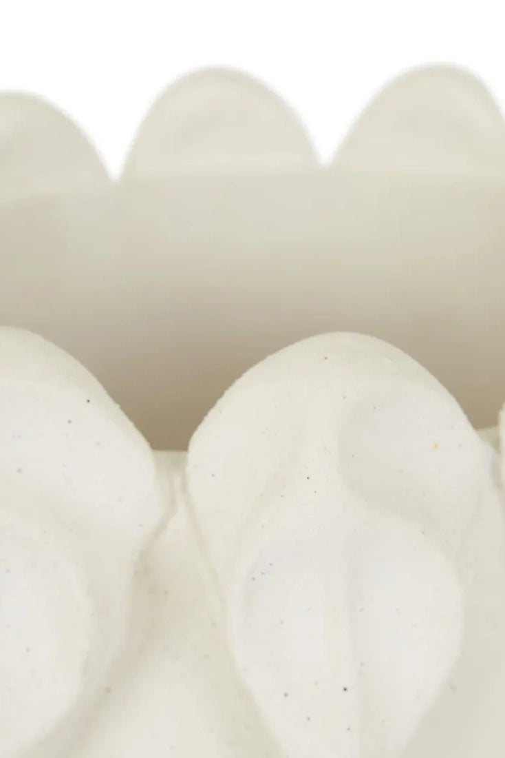 flaxen vase ivory
