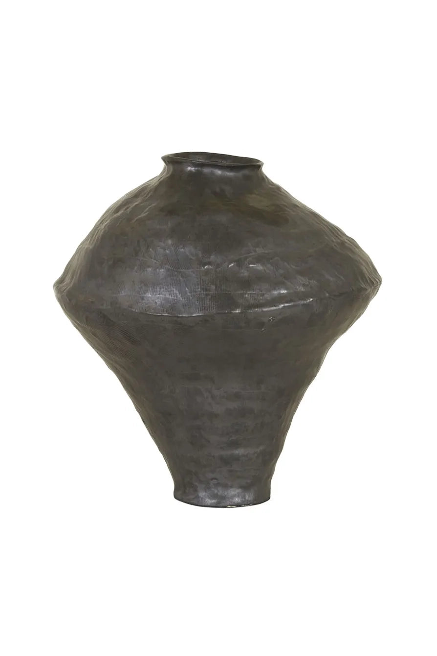 luna vase black