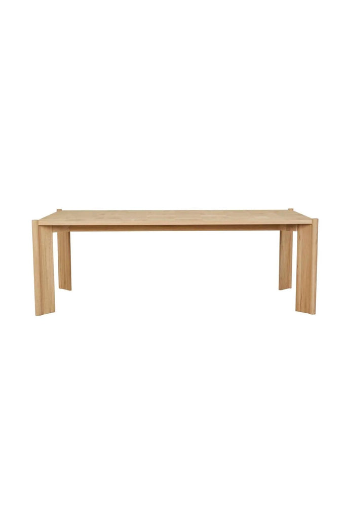 above-the-fields dining table oak
