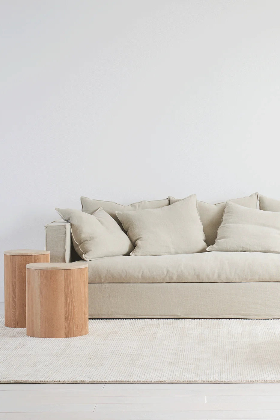 heirloom sofa 3 seater pumice