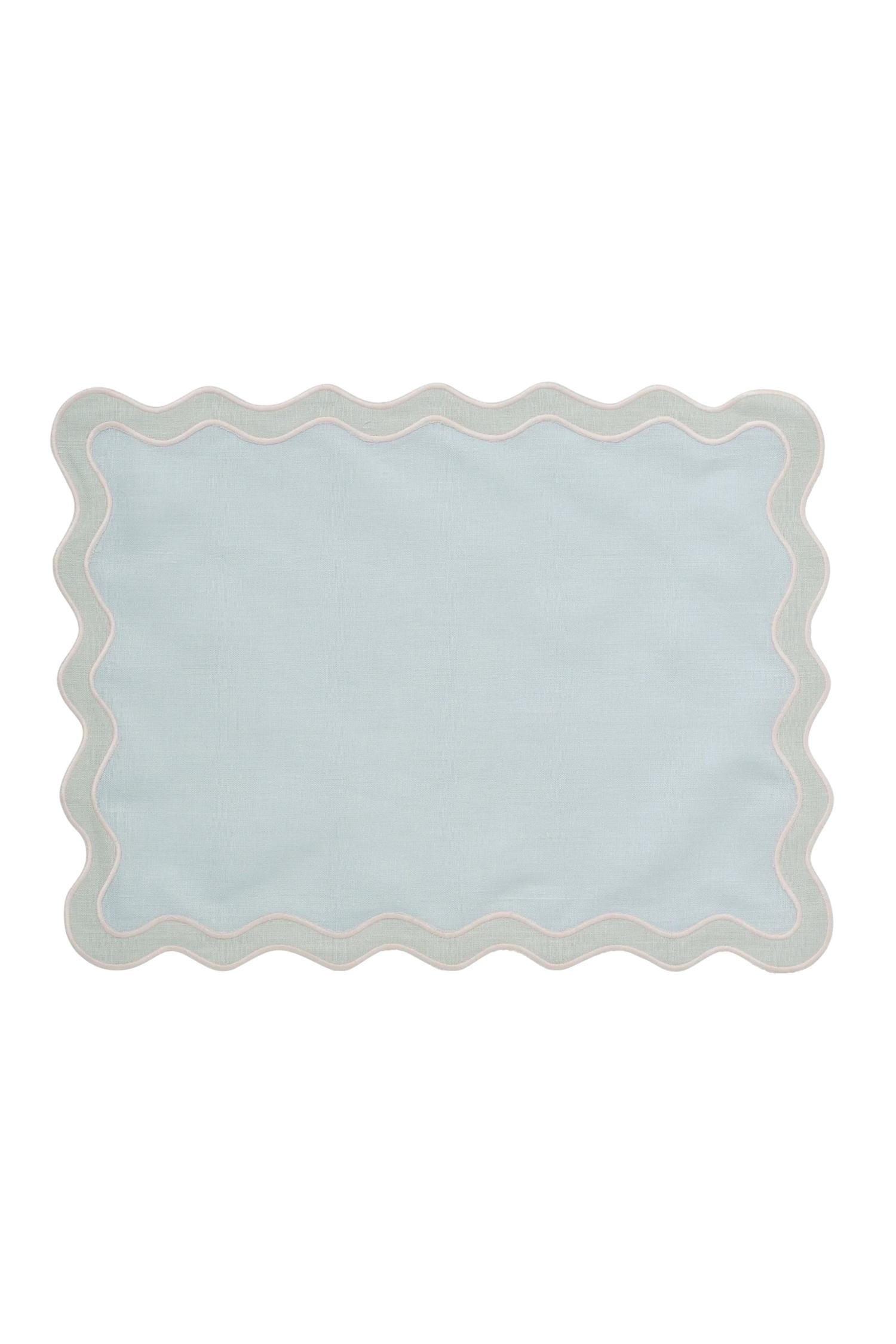 scallop placemats set/4