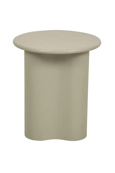 wave side table putty