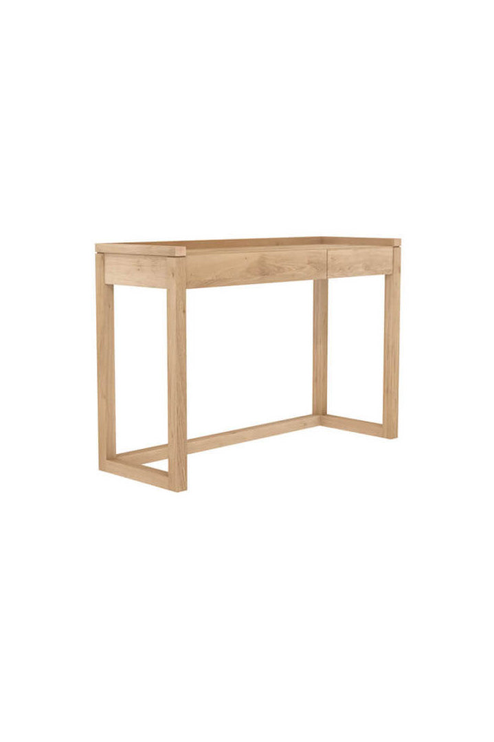 oak desk console