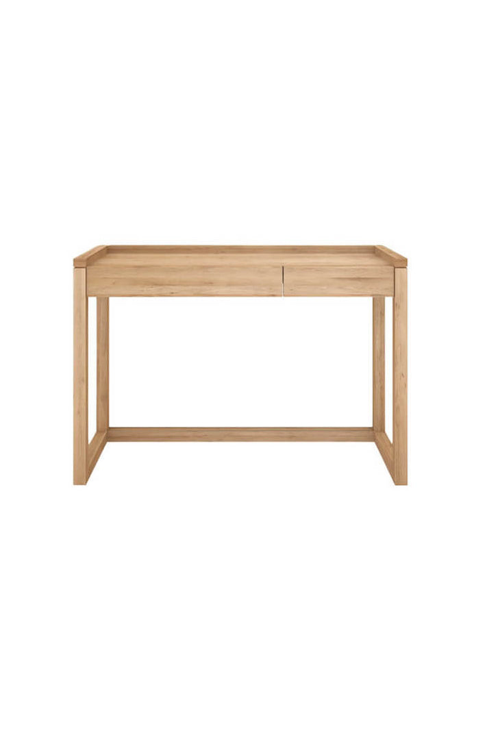 oak desk console