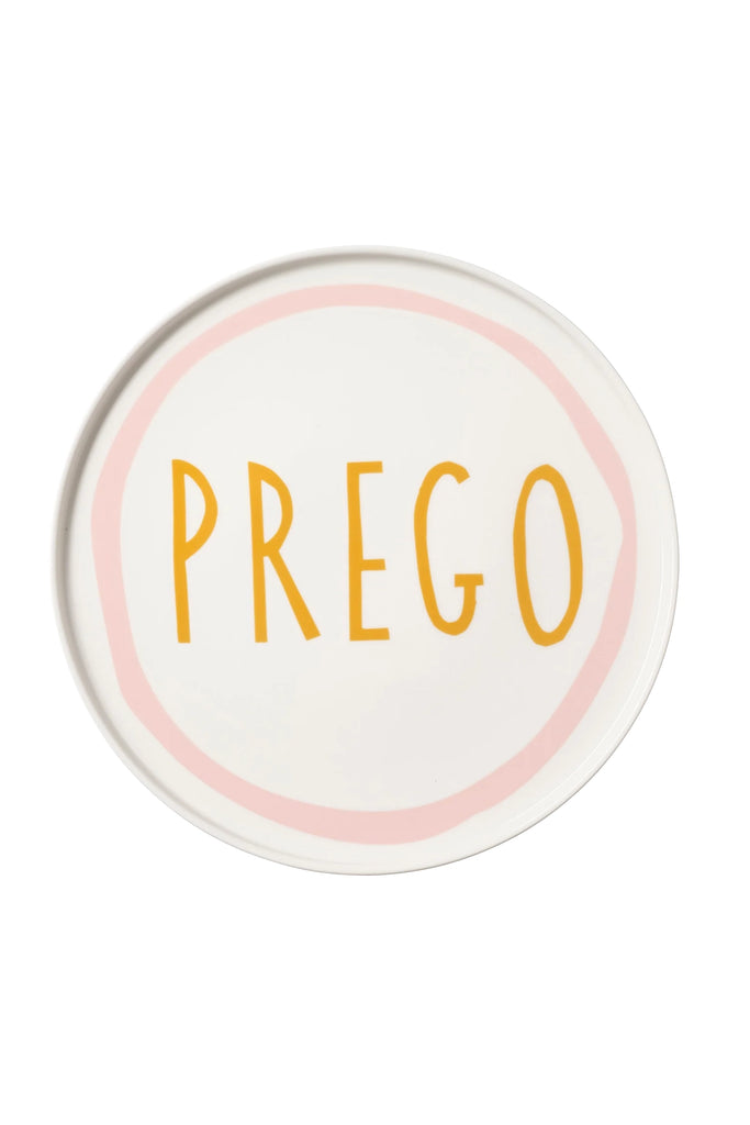 prego bone china plate 25cm