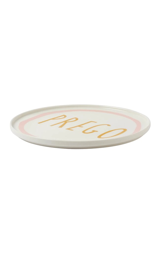 prego bone china plate 25cm