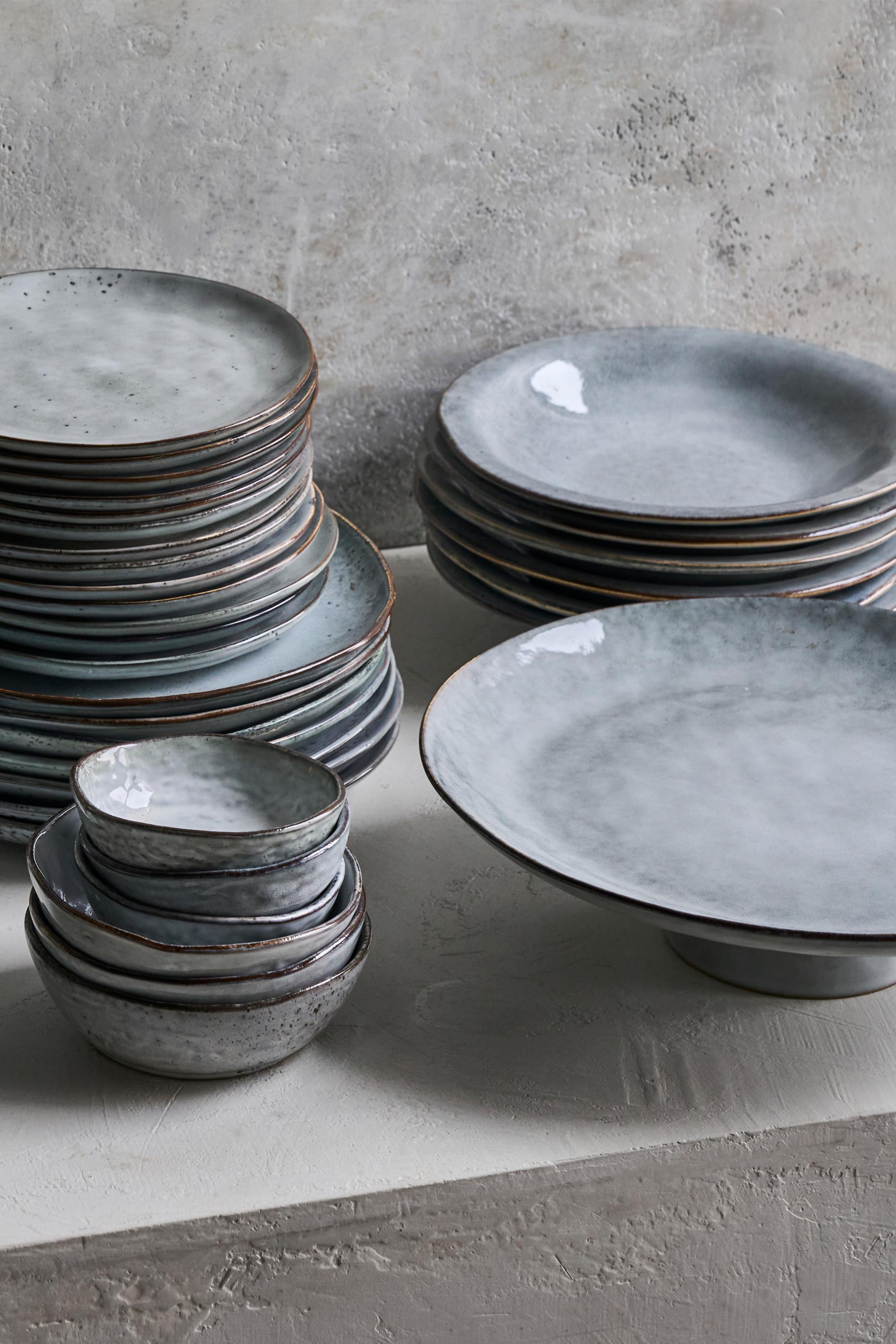 rustique dinner plate set/4