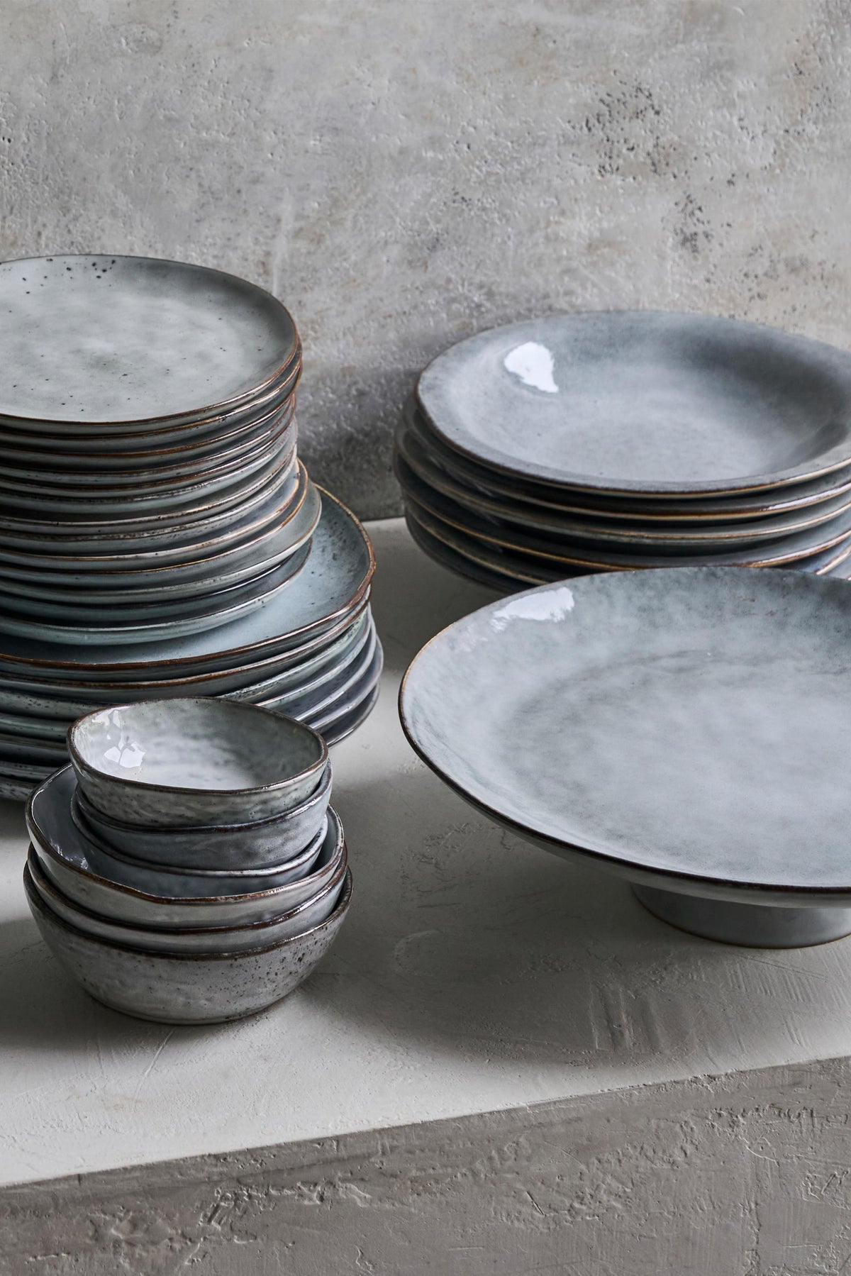 rustique side plate set/4