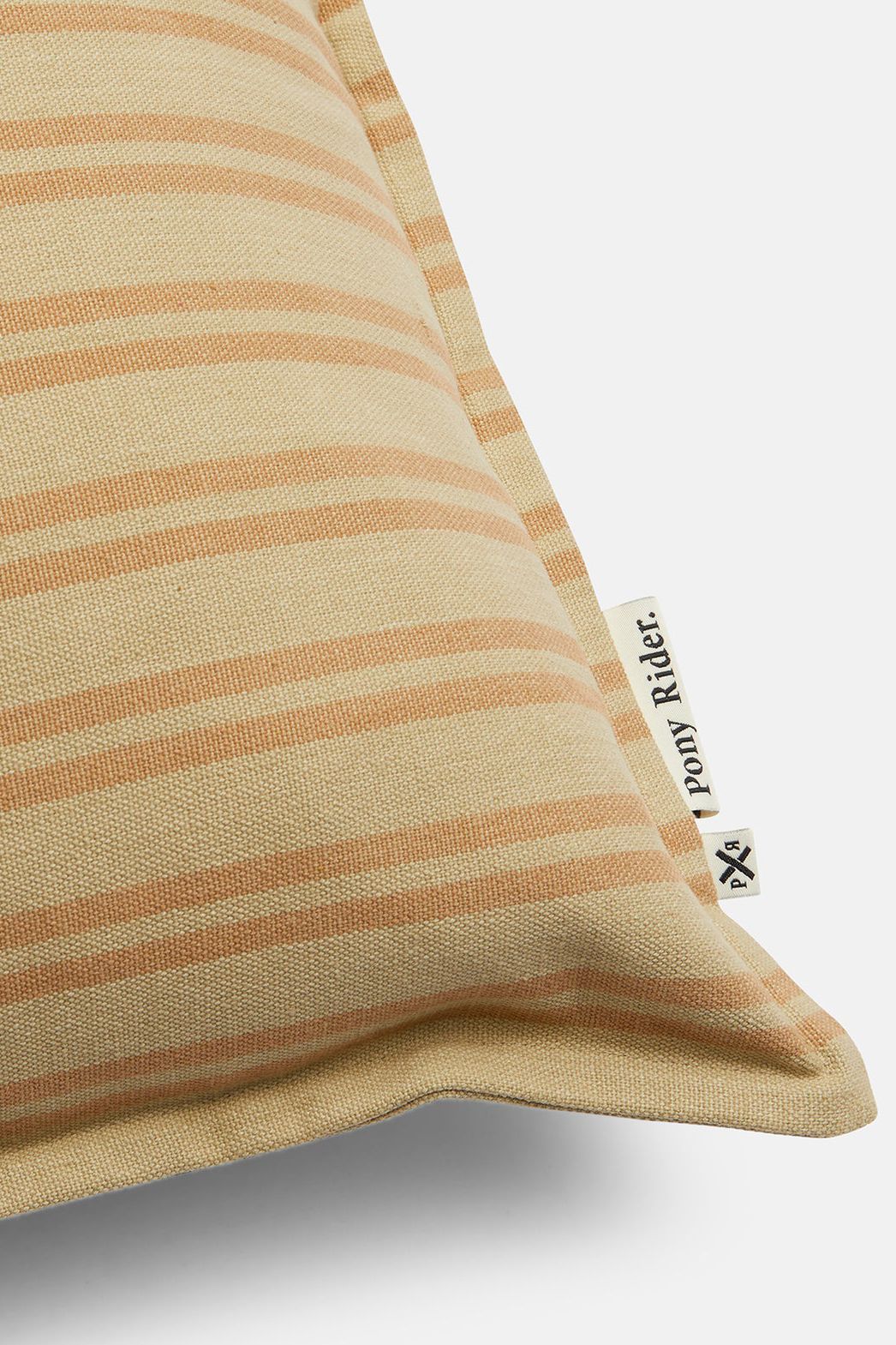 striped cushion cover light safari