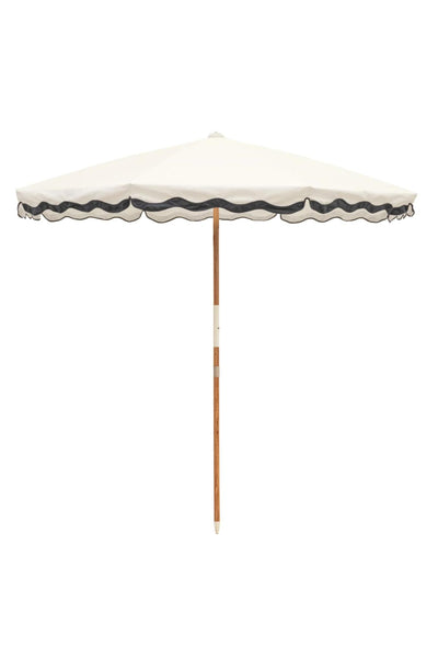 riviera beach umbrella white/navy