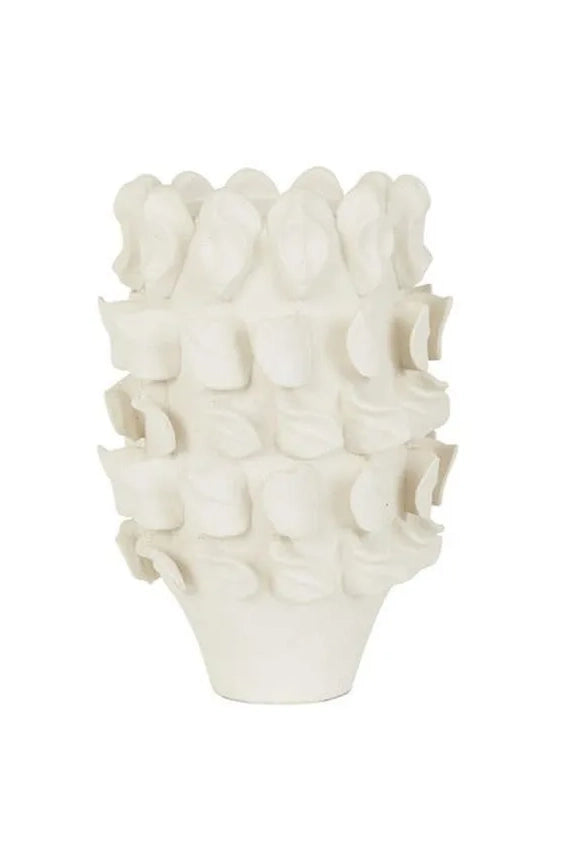 flaxen vase ivory