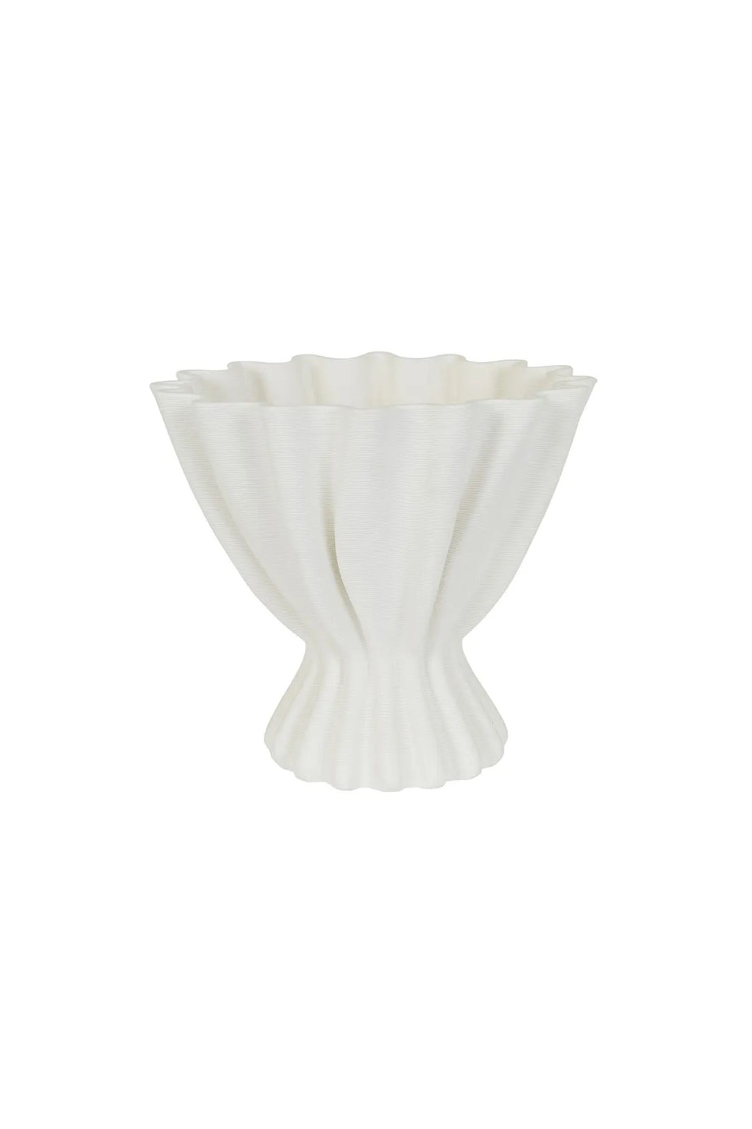 scallop vase