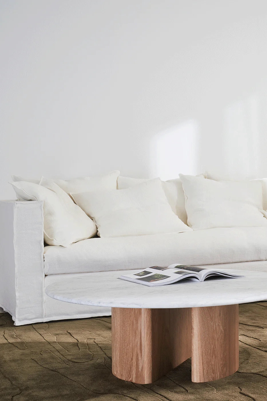 heirloom sofa 3 seater alabaster