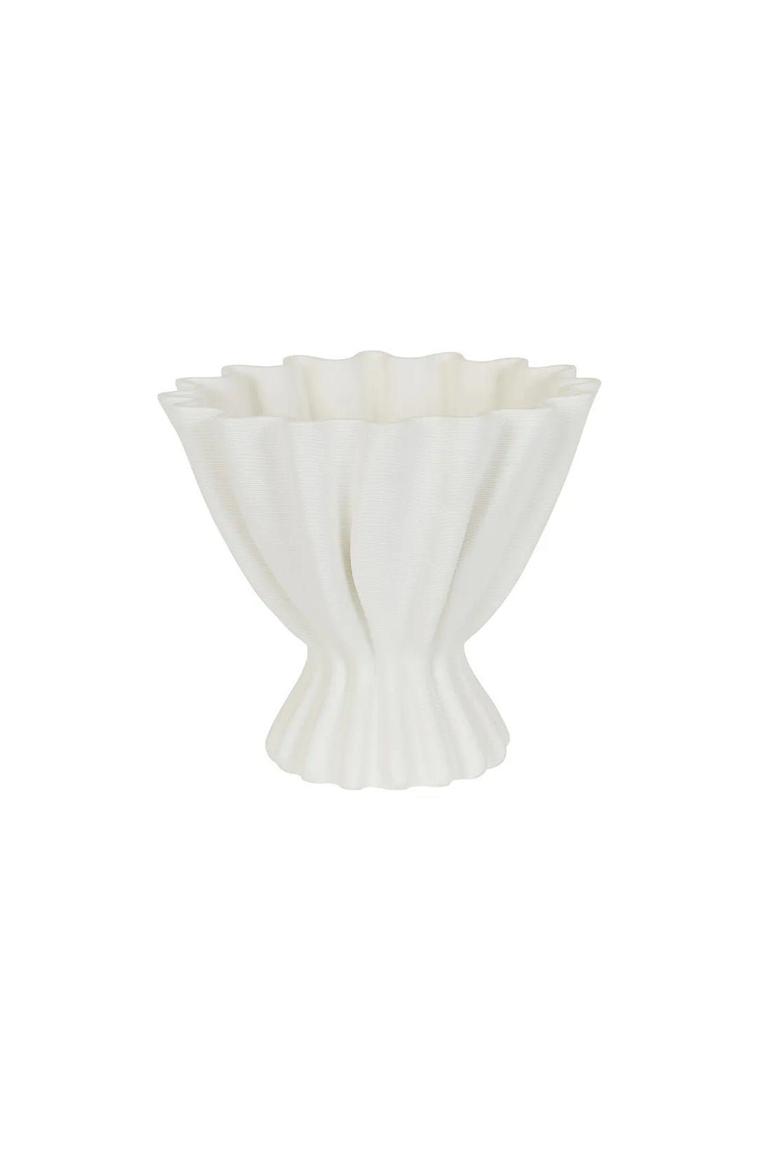 scallop vase