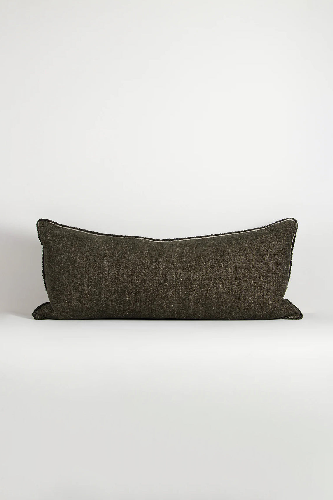 sutton cushion cover olive long
