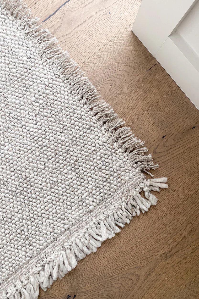 ulster floor runner white/natural