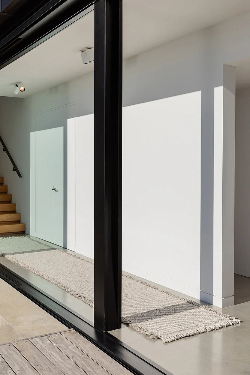 ulster floor runner white/natural