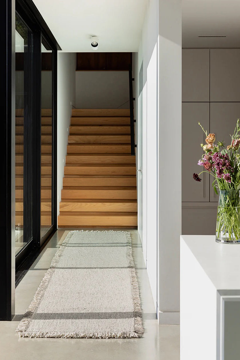 ulster floor runner white/natural