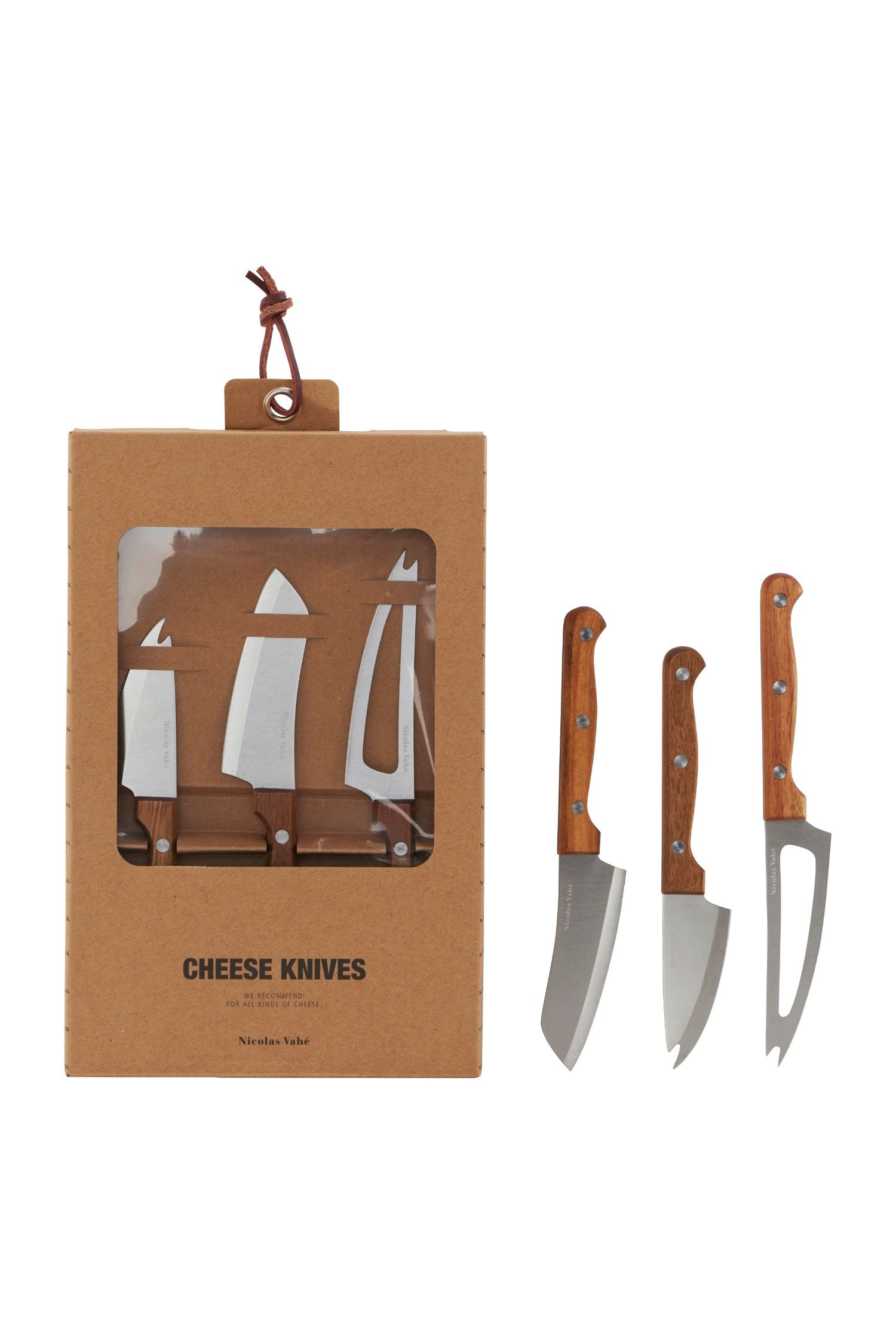 cheese knives stainless set/3