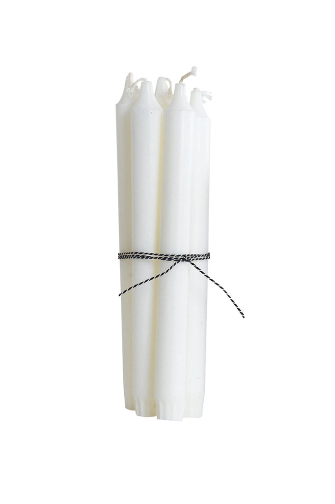 table candle 24cm set/5 white