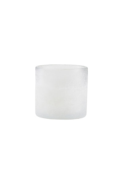 mist candleholder 12cm white