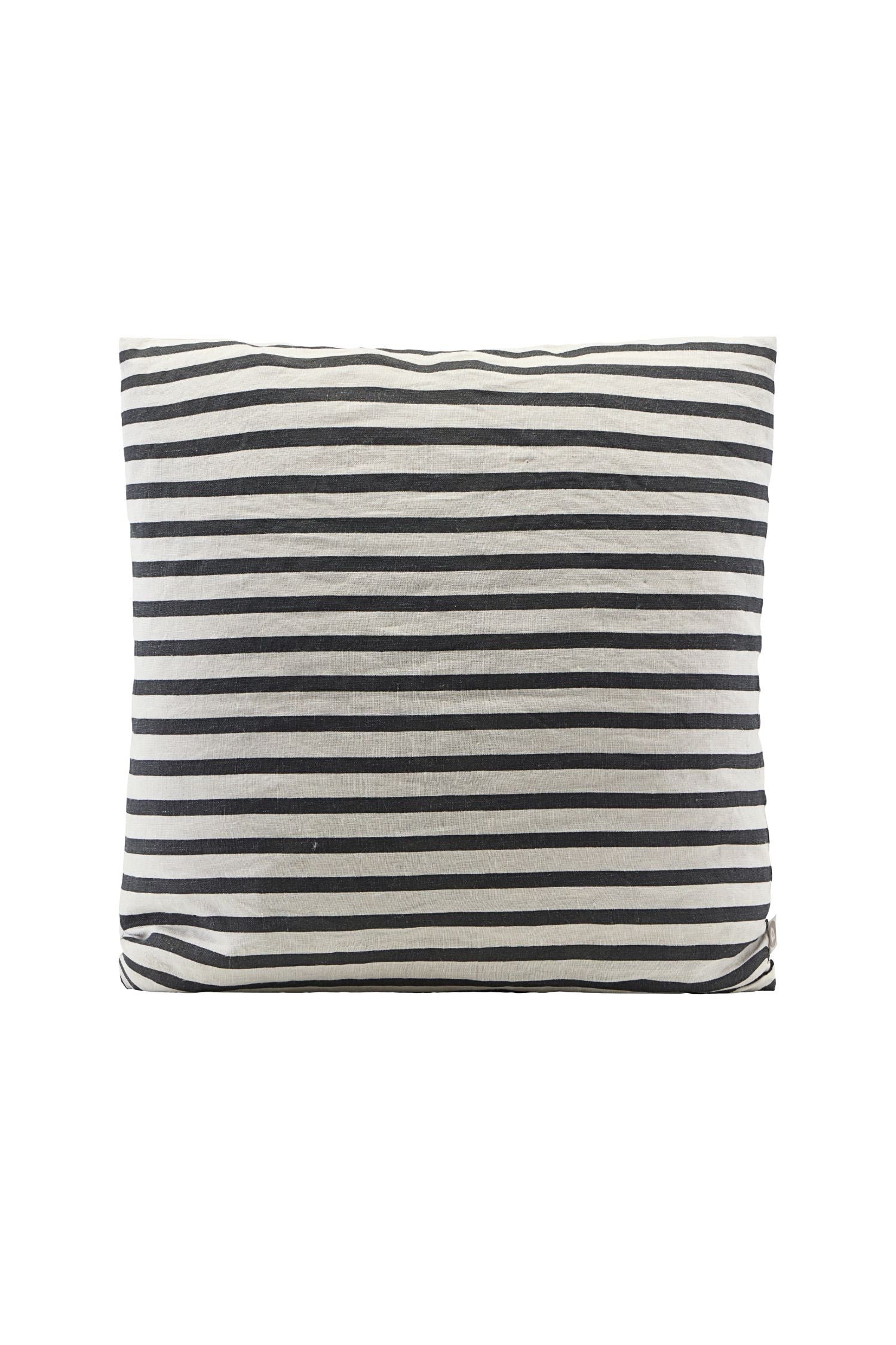 stripe linen cushion cover large