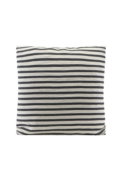 stripe linen cushion cover large