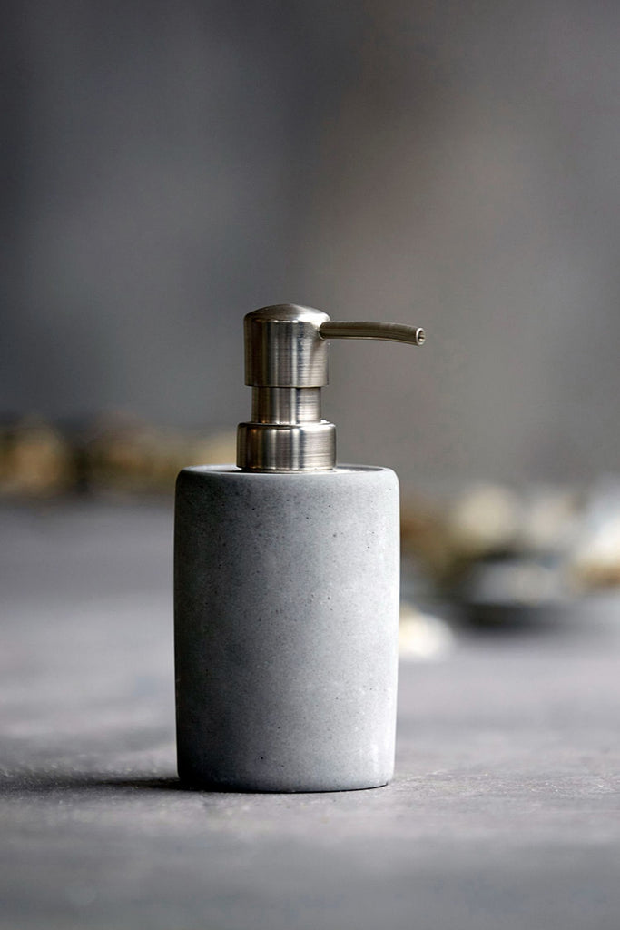 cement soap dispenser