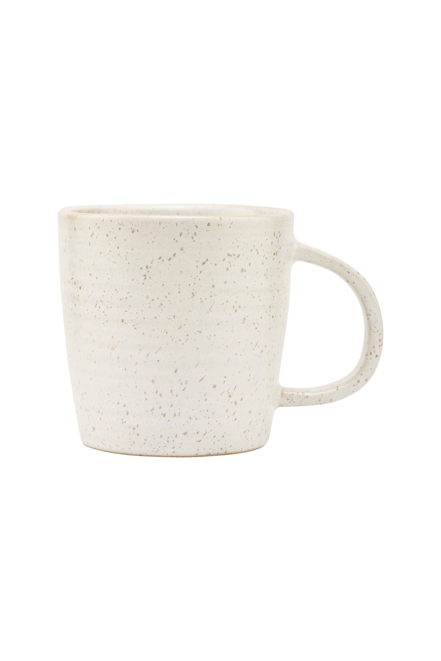 pion mug off white speckle