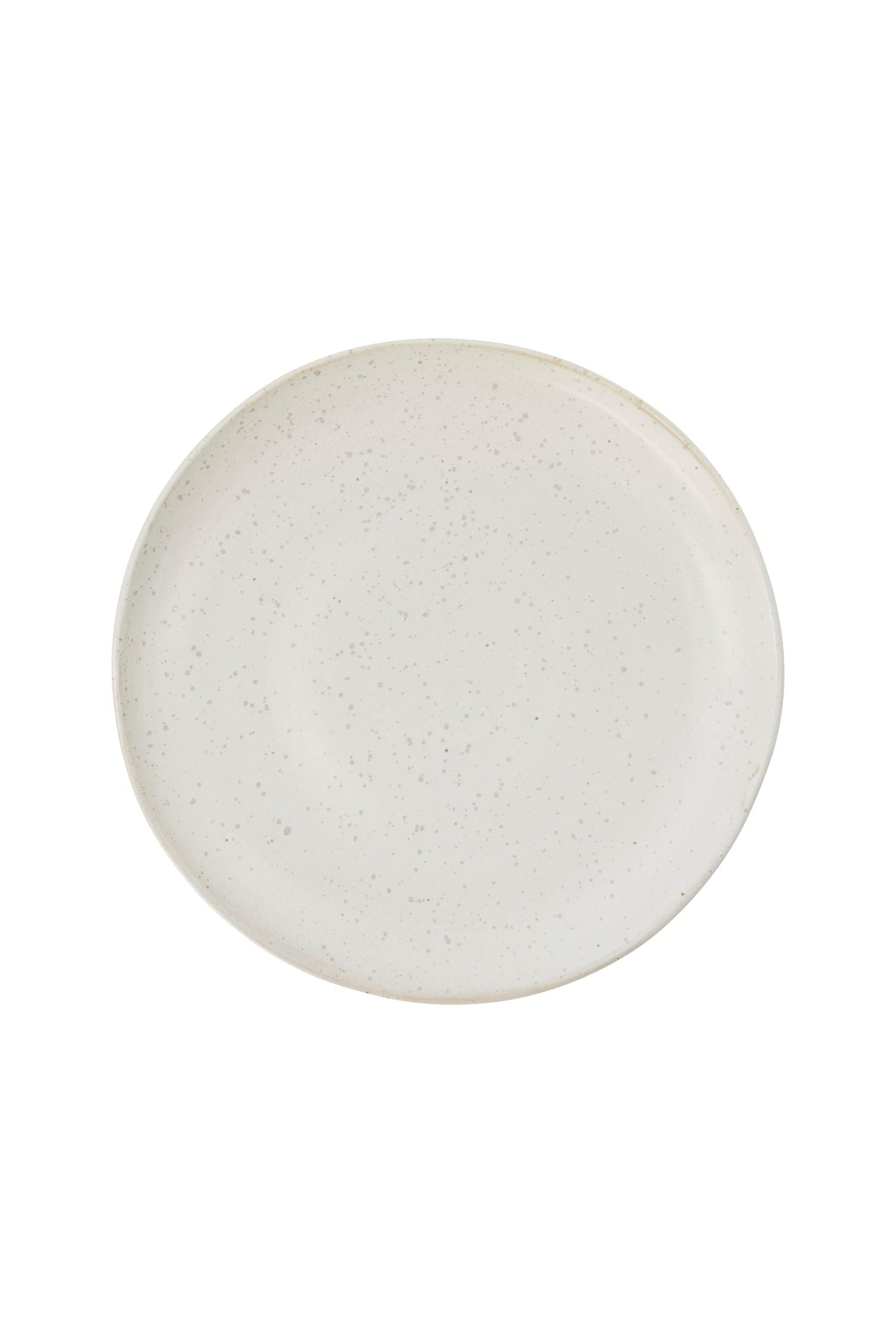 pion lunch plate off white speckle