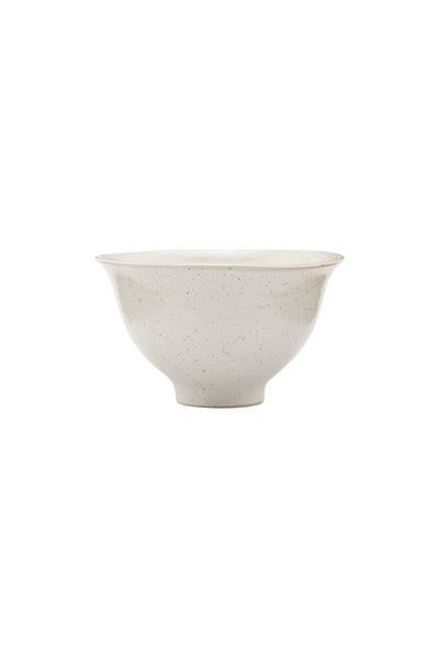 pion small bowl set/4 off white speckle