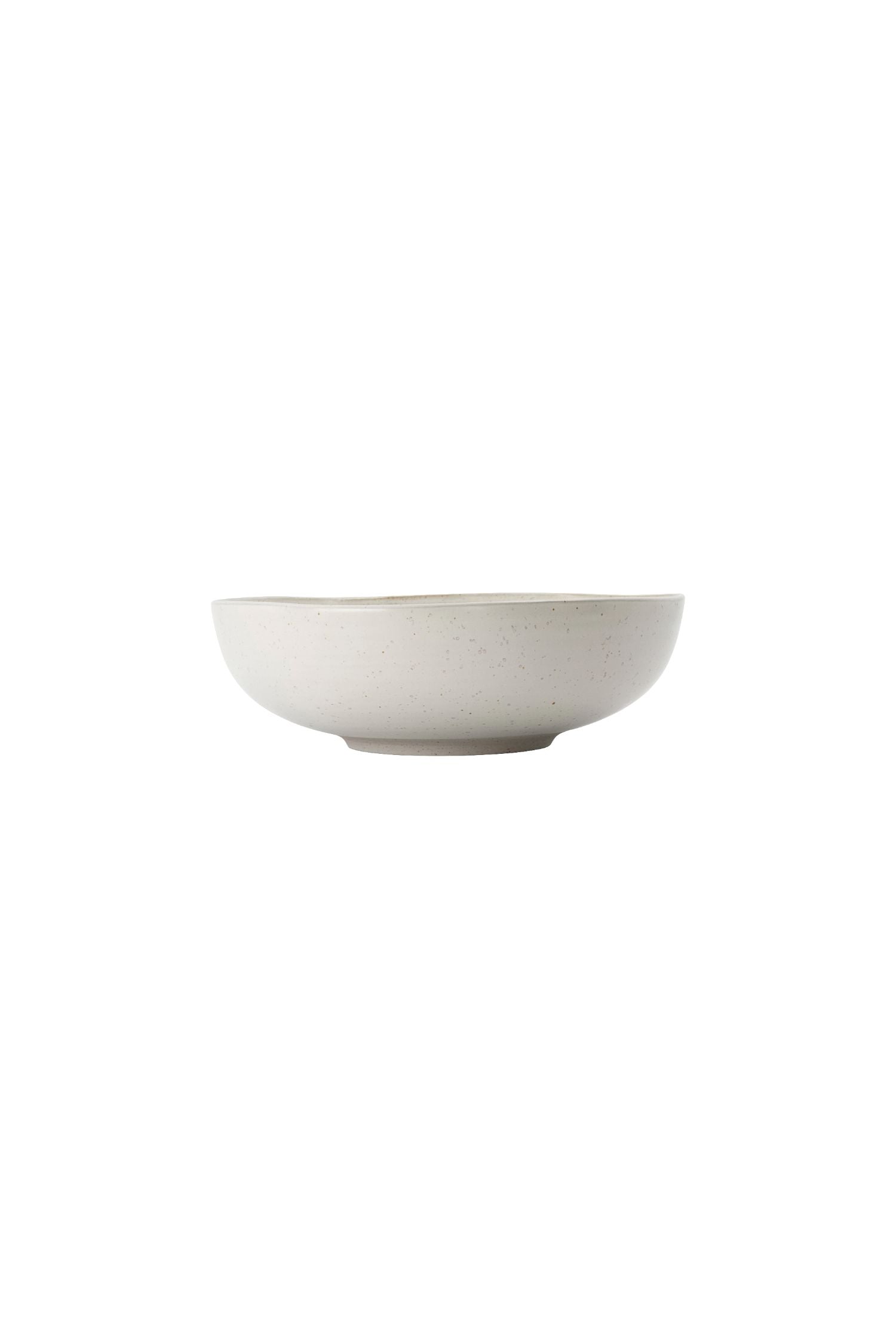 pion pasta bowl white speckle