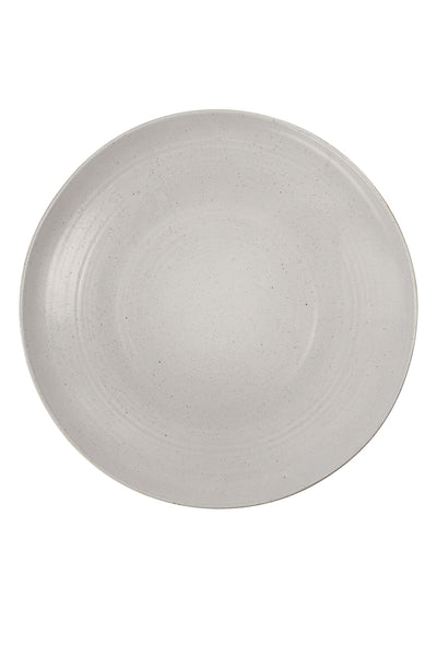 pion large serving dish 36cm white/grey