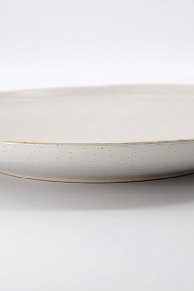pion large serving dish 36cm white/grey