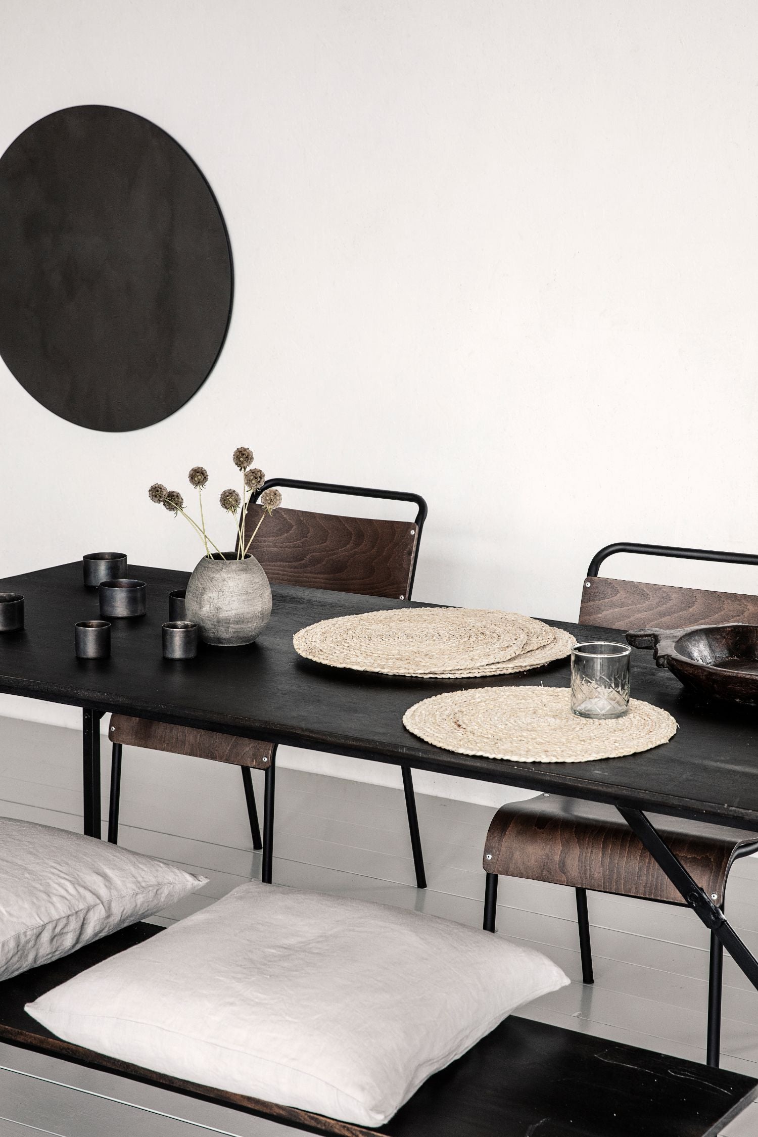 circle placemat set/4 natural