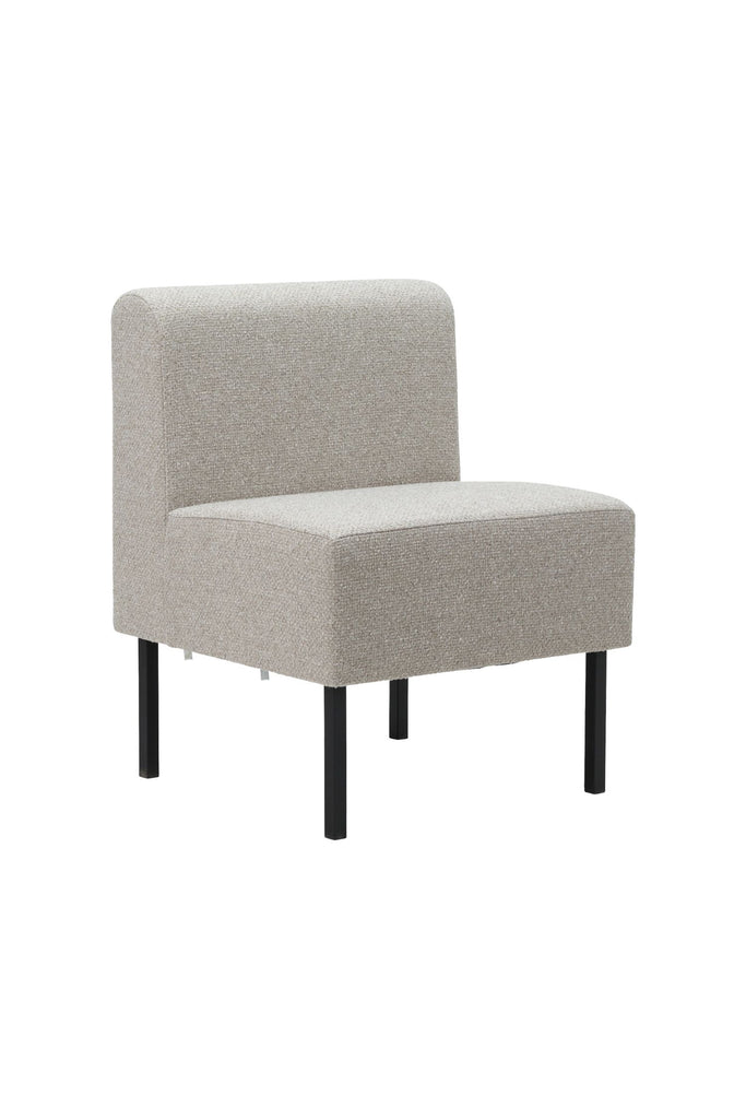 banquette sofa single seat grey