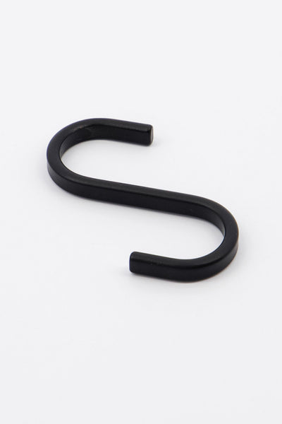 snap hook set/6  black 6cm