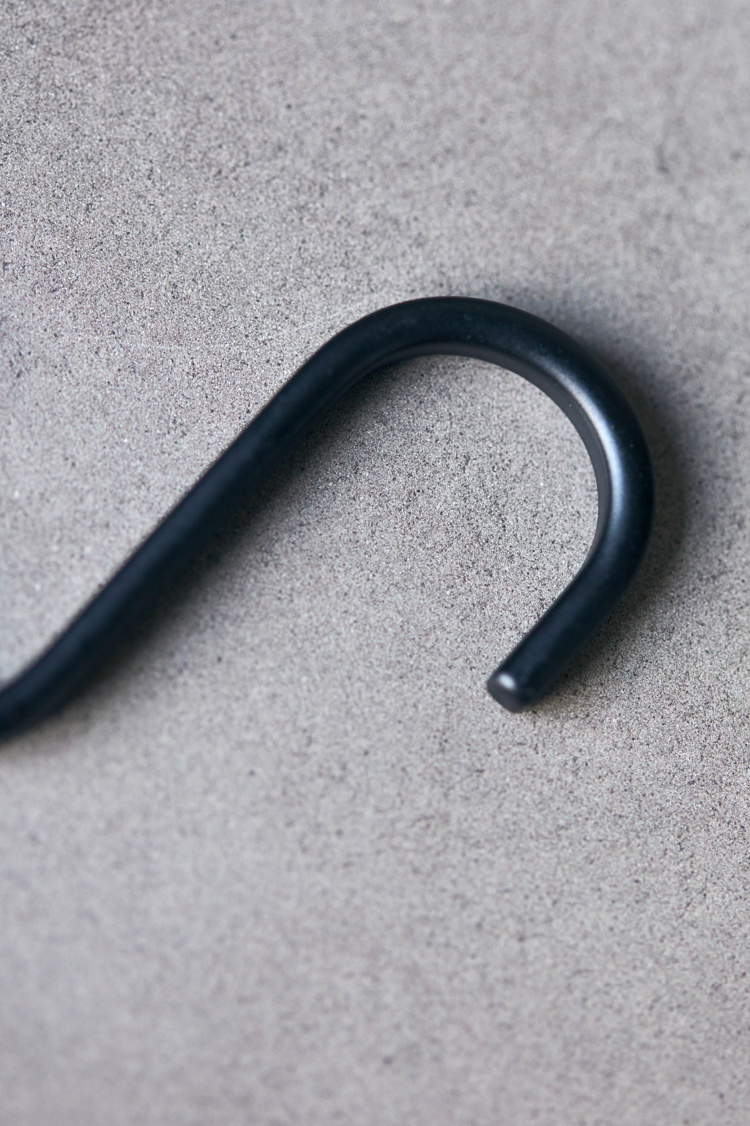 snap hook set/6  black 6cm