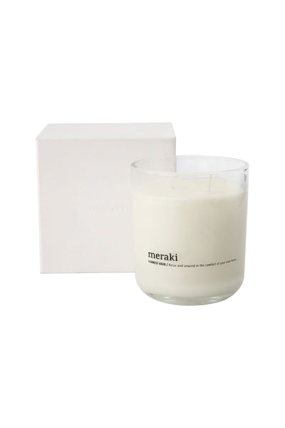 scented candle forest rain
