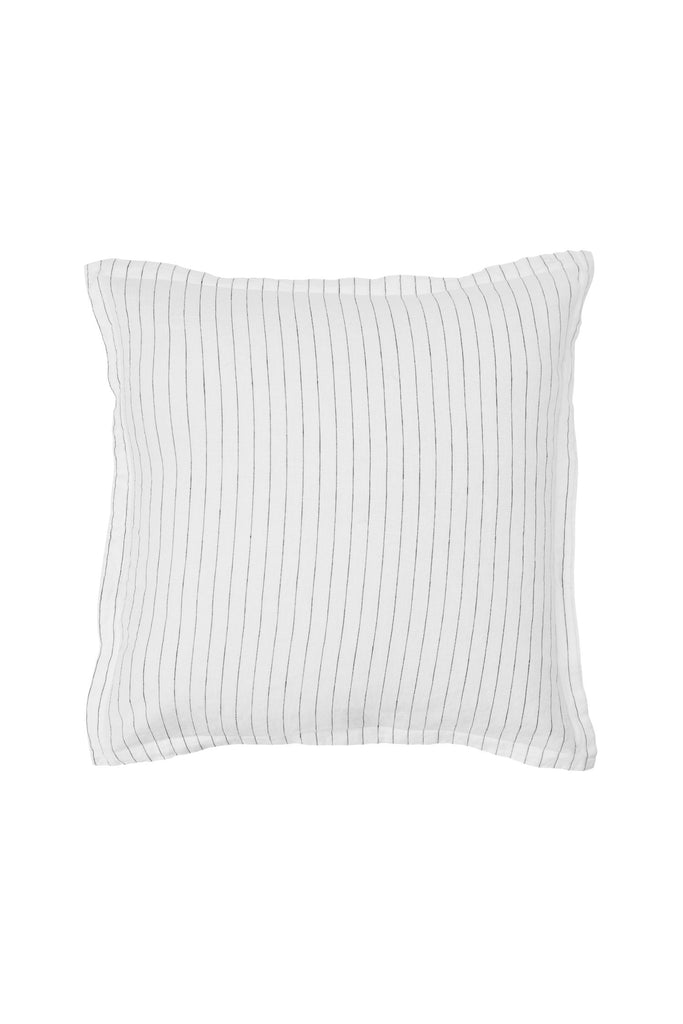 linen euro pillowcase stripe