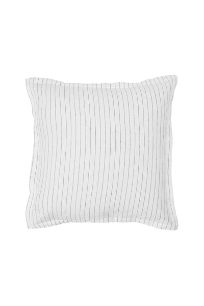 linen euro pillowcase stripe