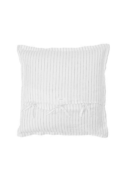 linen euro pillowcase stripe