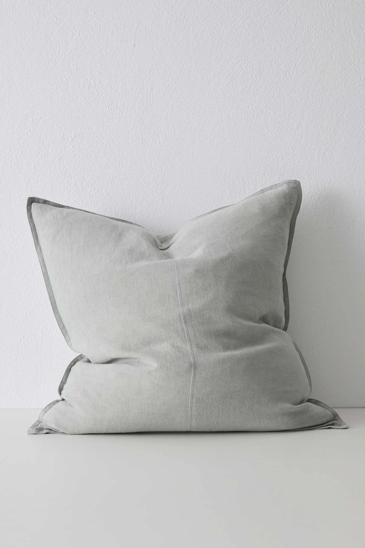 maison linen cushion cover seafoam